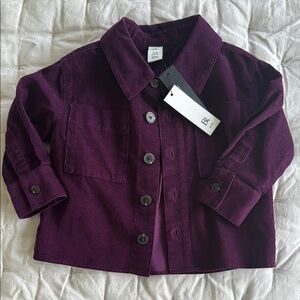 Banana Republic Baby Purple Corduroy Button-Up